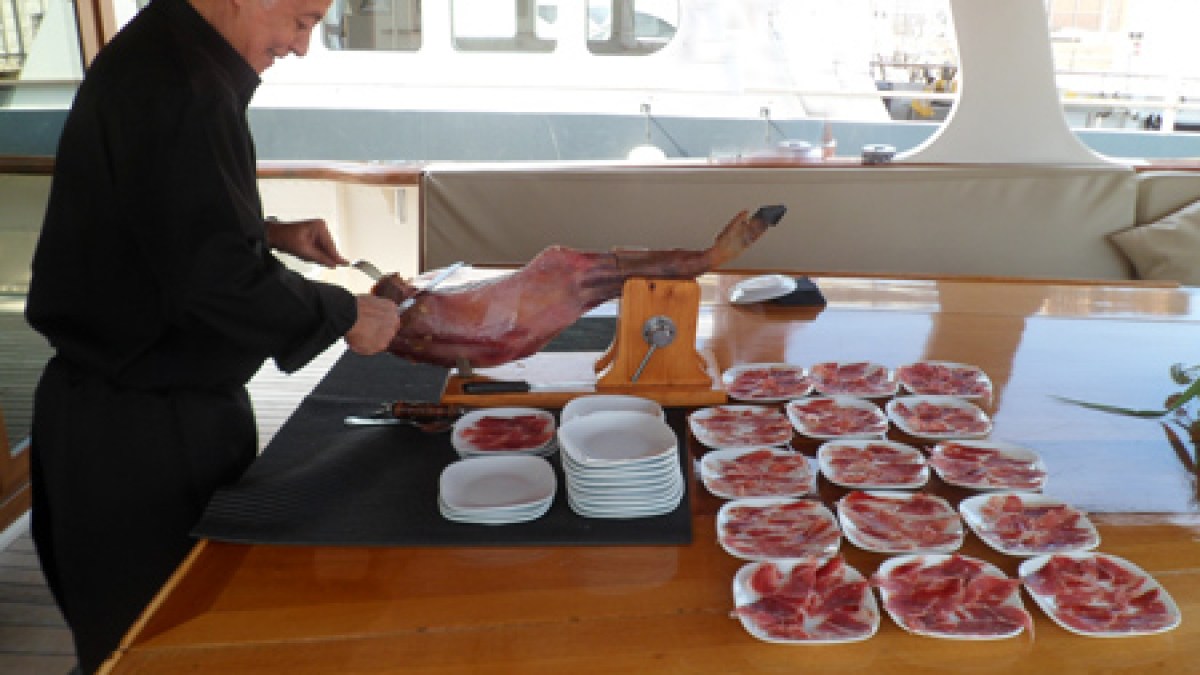 a man sitting at a table