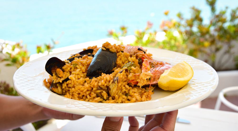 a plate of food