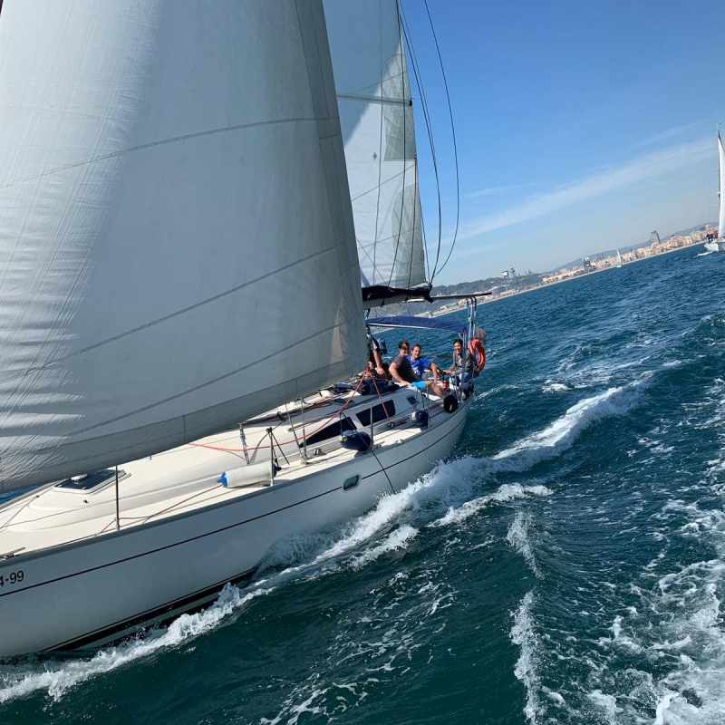 a ship in a body of water