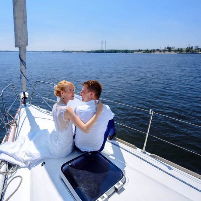 a person in a boat on a body of water