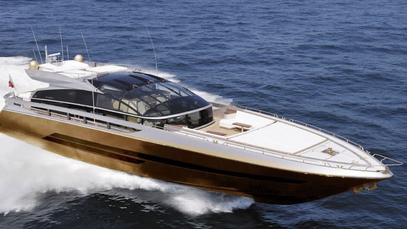 a small boat in a body of water