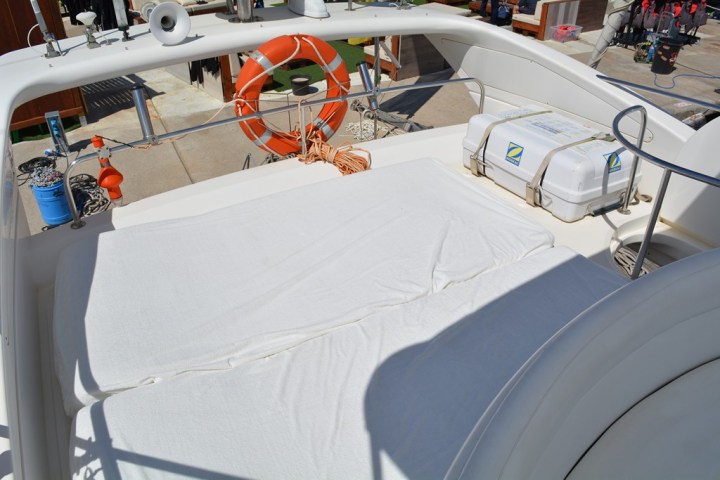 a plane sitting on top of a bed