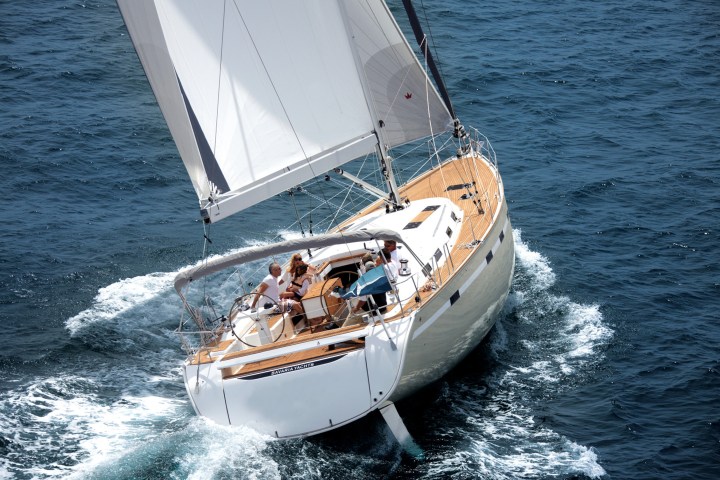 a small boat in a body of water