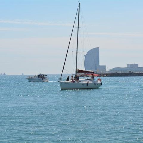 sailboat rental barcelona sea mediterraean