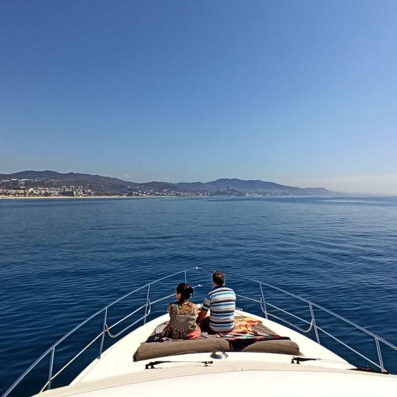 Couple on a boat
