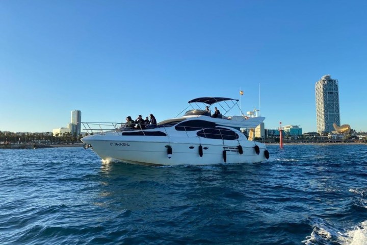 a small boat in a body of water