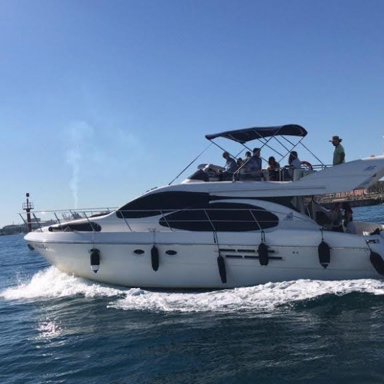 a small boat in a body of water