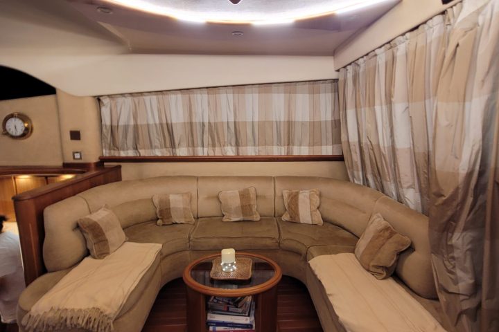 a double bed in a room